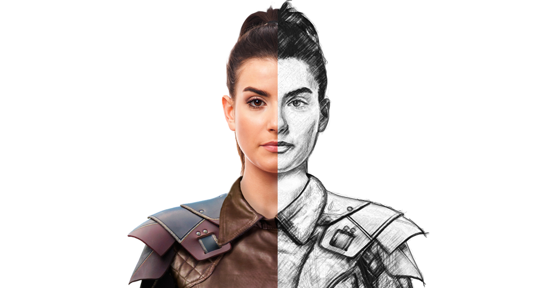 1800x941 Pencil Drawing From A Photo In Photoshop - Photoshop Sketch Effect