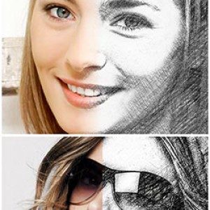 300x300 Realistic Sketch Effects Premium Photoshop Actions - Photoshop Sketch Effect