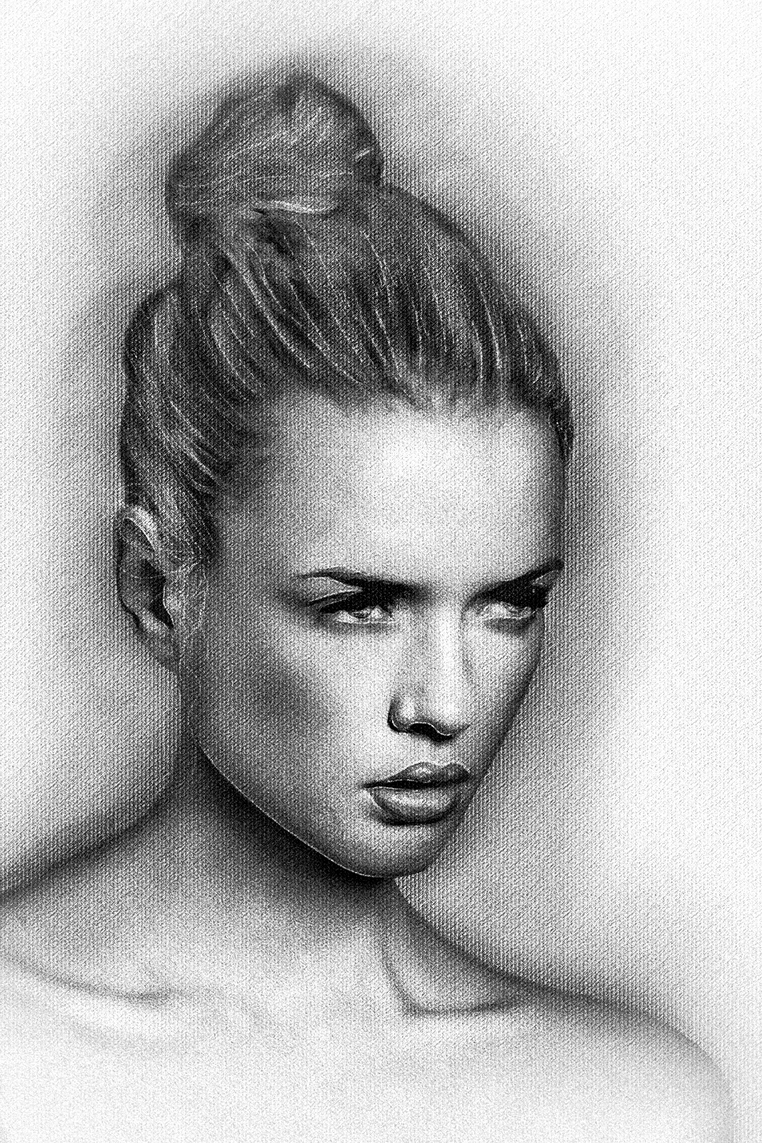 1067x1600 Realistic Digital Pencil Drawing - Photoshop Sketch Effect Action