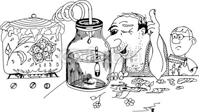 400x225 The Father Shows The Son A Physical Process. Freehand Sketch - Physical Sketch