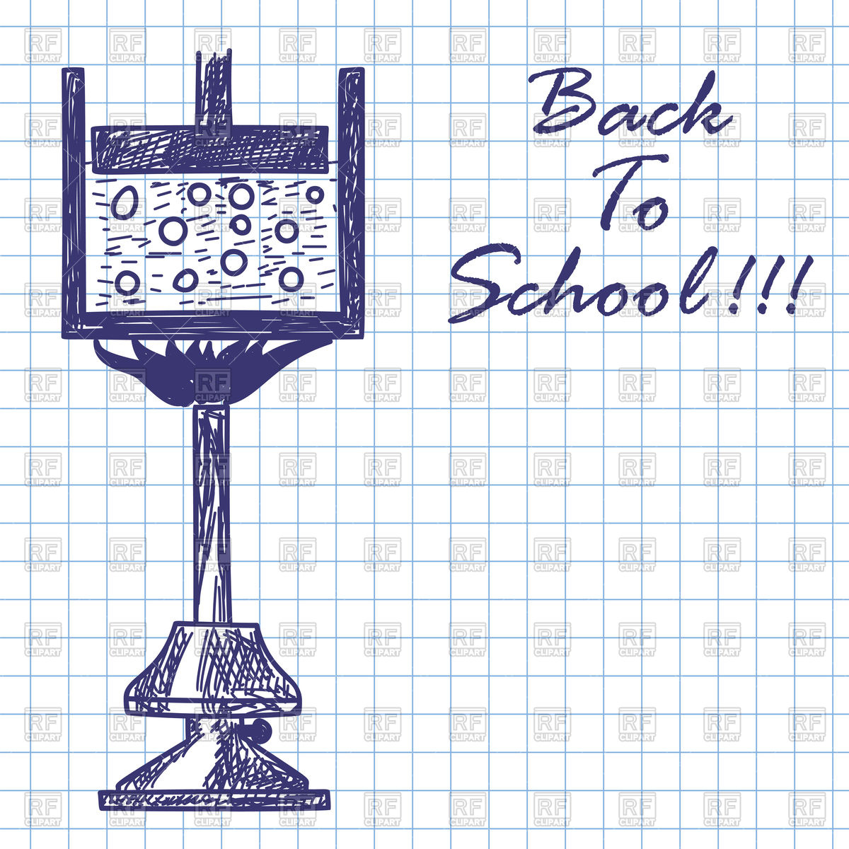 1200x1200 Doodle Drowing Physics Burner, Sketch On Checkered Paper Vector - Physics Sketch