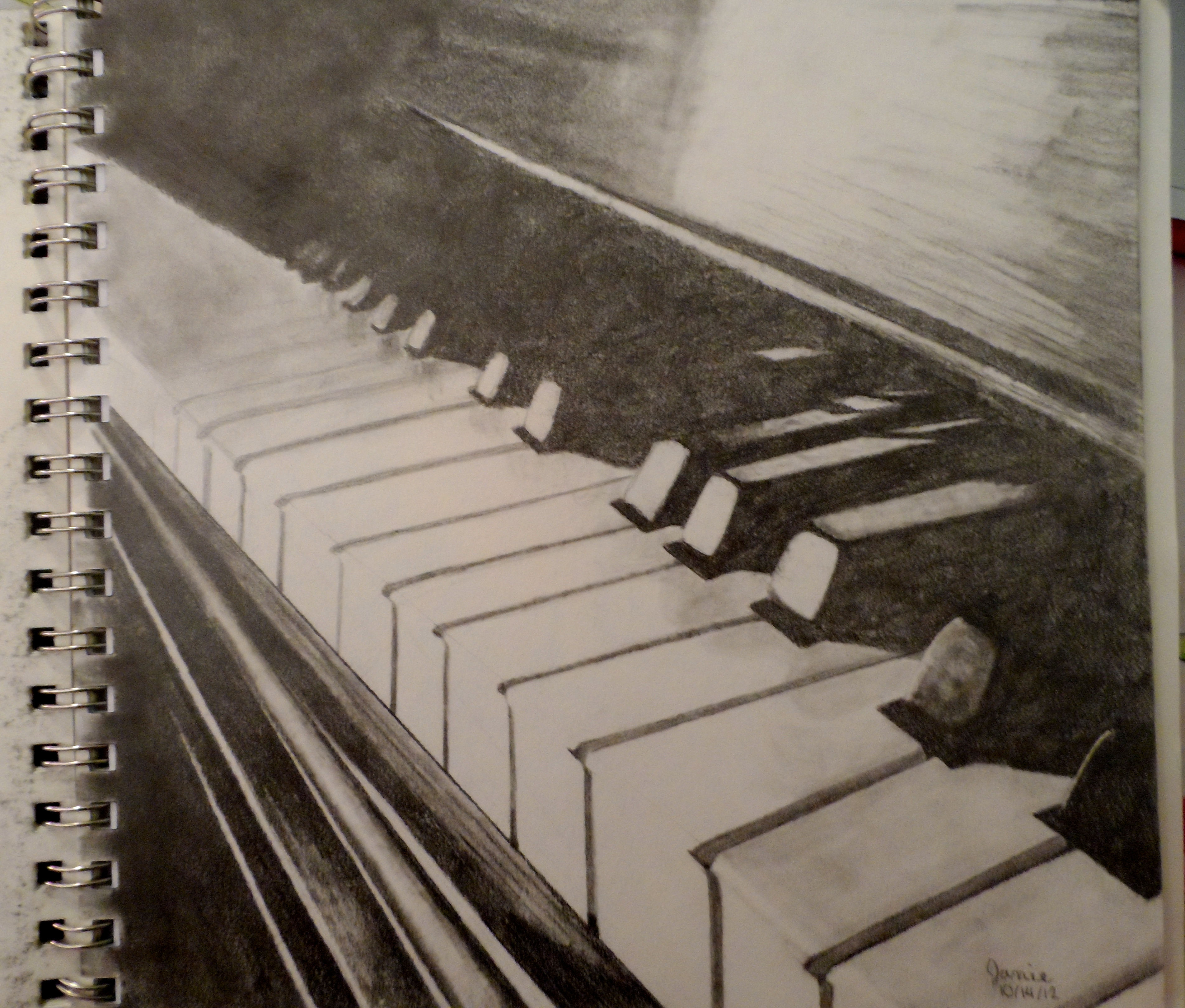 Piano Keyboard Sketch at Explore collection of