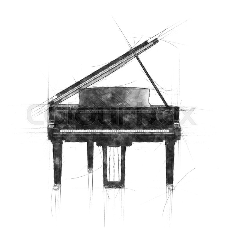 Piano Keyboard Sketch at Explore collection of