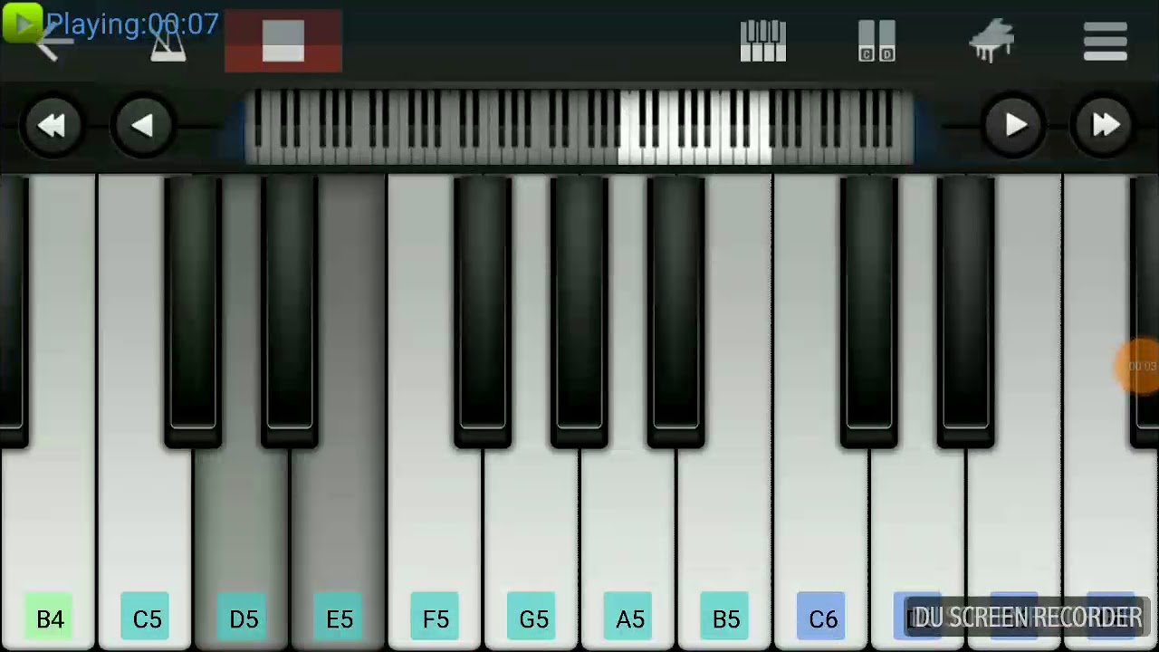 1280x720 Sketch Bgm Piano Instrumental - Piano Keyboard Sketch