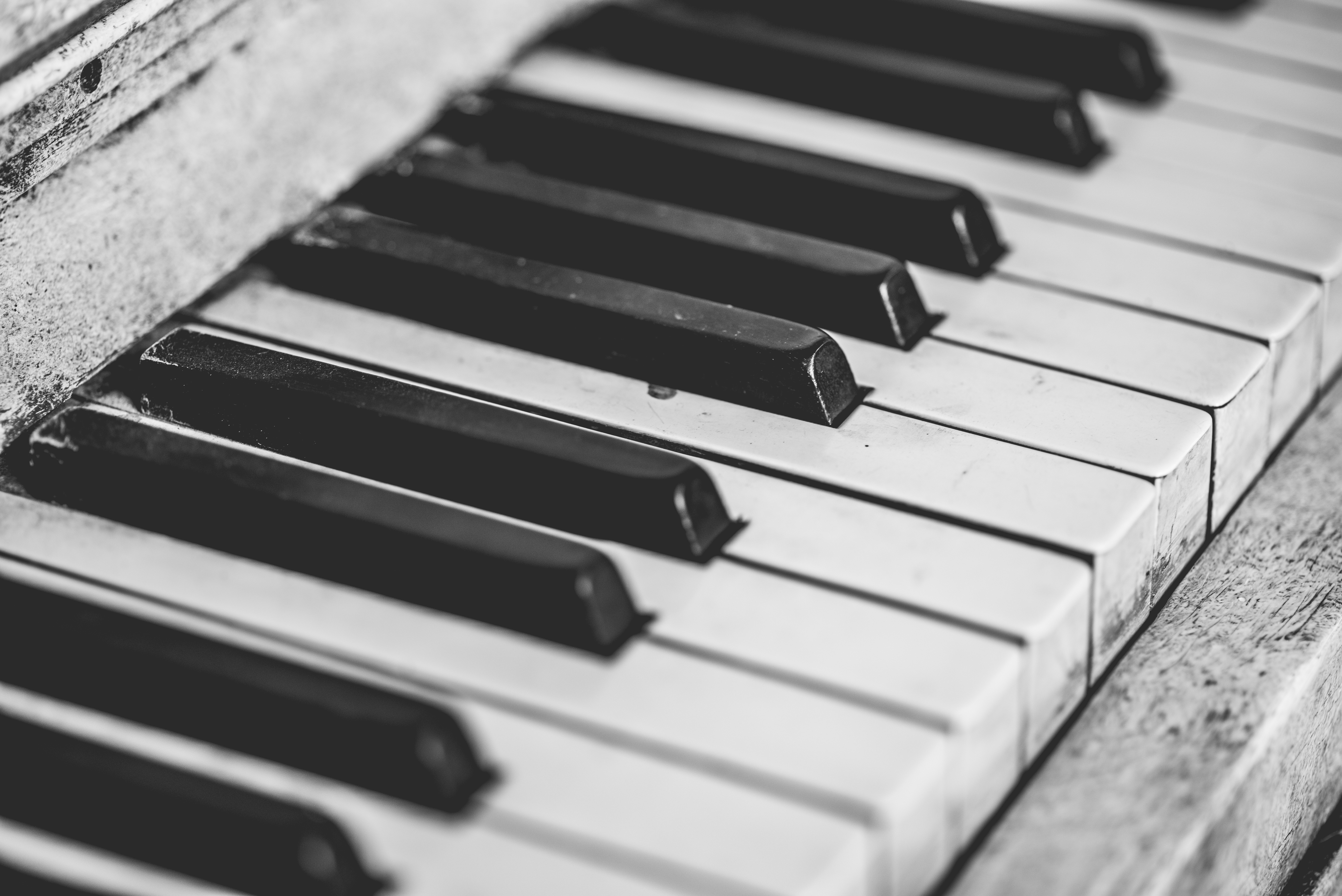 6016x4016 Black And Grey Upright Piano Sketch Free Stock Photo - Piano Keyboard Sketch
