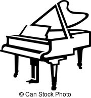 180x194 Two Piano Keys - Piano Keys Sketch