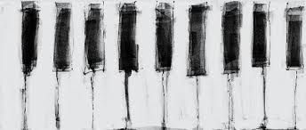 344x146 Piano Keys Sketch - Piano Keys Sketch