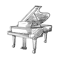 249x240 Search Photos Grand Piano Sketch - Piano Sketch
