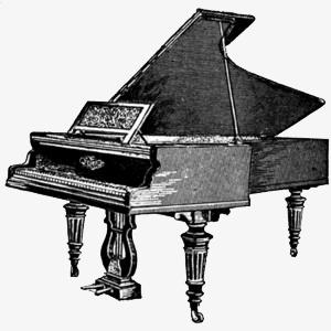 300x300 Sketch Sketch Piano, Piano Clipart, Sketch, Character Png Image - Piano Sketch