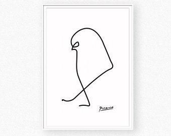 340x270 Picasso Birds Etsy - Picasso Bird Sketch