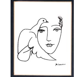 282x259 Sketch Think Twice - Picasso Bird Sketch