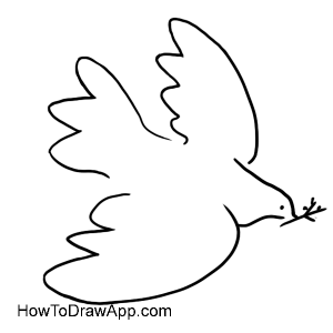 300x300 Dove Of Peace By Pablo Picasso Evolution Of A Bird Into A Symbol - Picasso Bird Sketch
