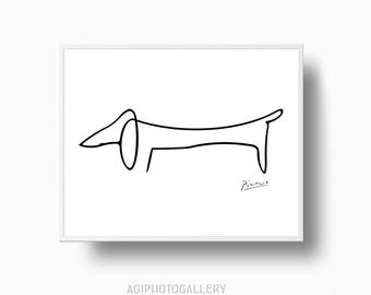 340x270 Picasso Etsy - Picasso Dog Sketch