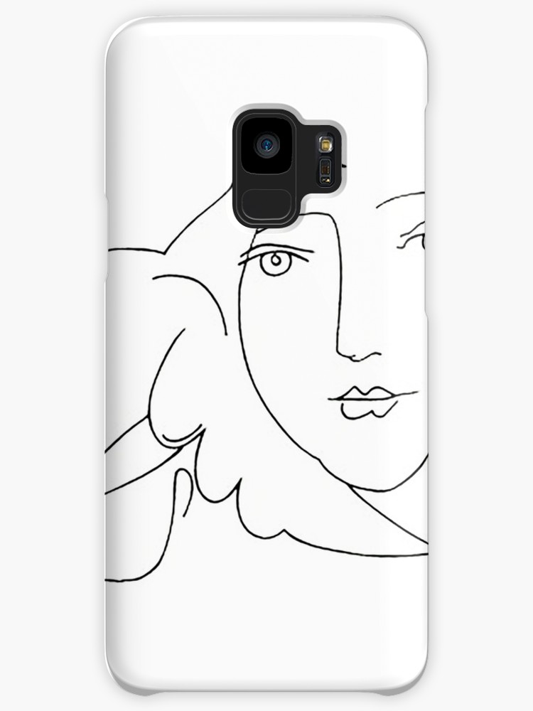 750x1000 Picasso Dove Face Sketch Cases Amp Skins For Samsung Galaxy By - Picasso Dove Sketch