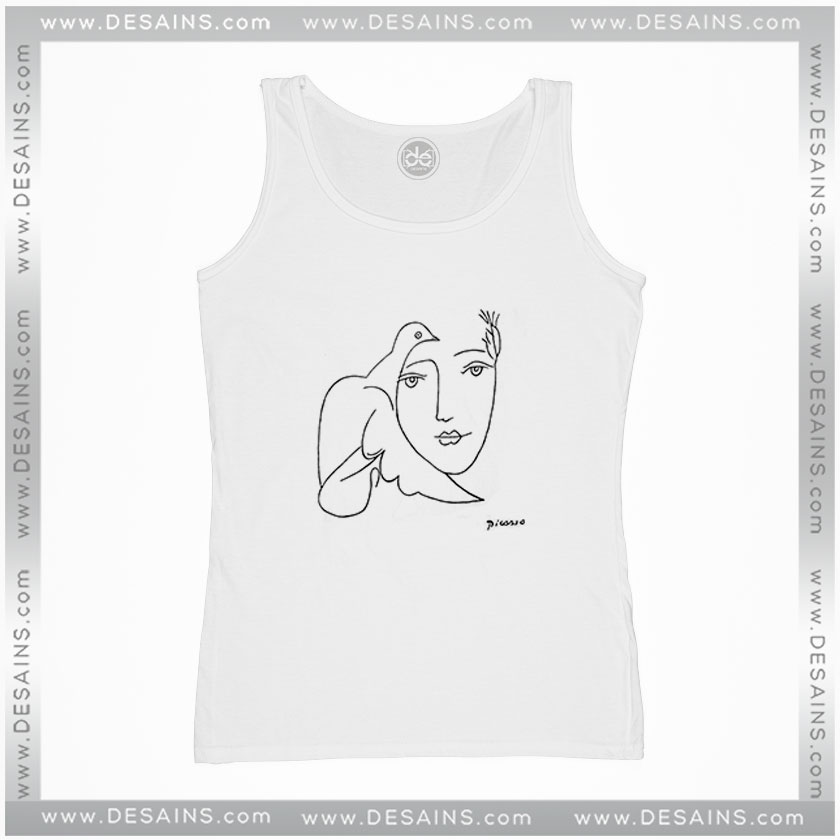840x840 Cheap Tank Top Picasso Woman With Dove Sketch Size S 3xl - Picasso Dove Sketch