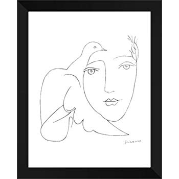 350x350 Face - Picasso Face Sketch