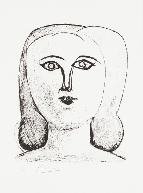 473x640 Picasso Inspiration Of The Model And Muse Christopher Clark - Picasso Girl Sketch