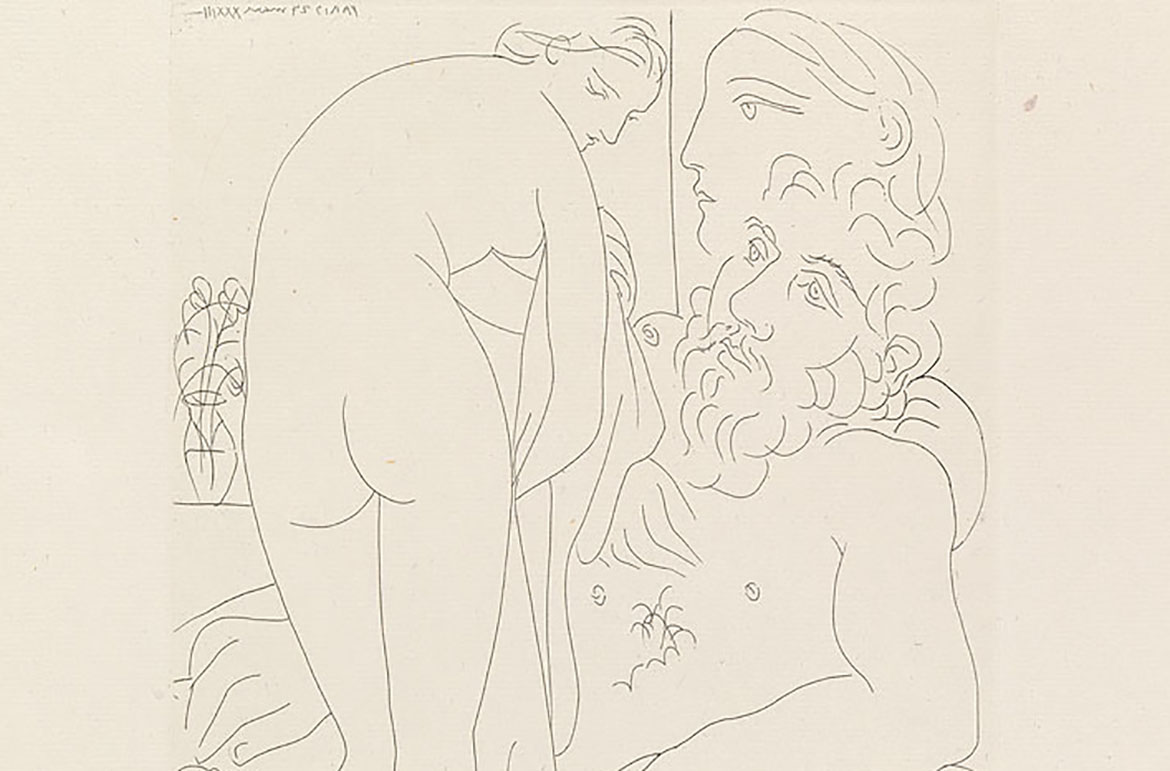 1170x771 Picasso The Vollard Suite - Picasso Girl Sketch