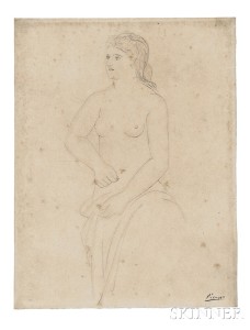 228x300 Fine Drawings By Picasso And Paintings, Sculpture, Prints - Picasso Sketch Prints