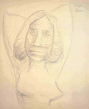 300x368 Not An Original Drawing By Pablo Picasso Watch The Sale The Seller - Picasso Sketches Original