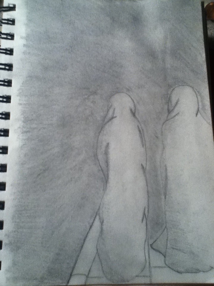 720x960 Two Muslim Woman White Picasso Foundmyself - Picasso Sketches Value