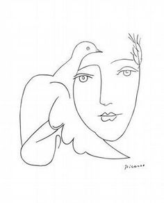 236x292 Picasso... His Line Drawings Are My Favorite Picasso - Picasso Woman Sketch
