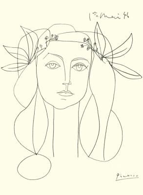 293x400 One Of My Very Favorite Pieces - Picasso Woman Sketch