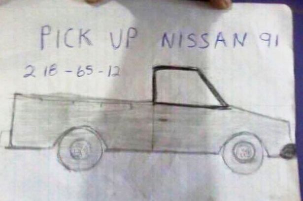 615x409 Woman Has Stolen Pickup Truck Returned After Awful Pencil Drawing - Pick Sketch