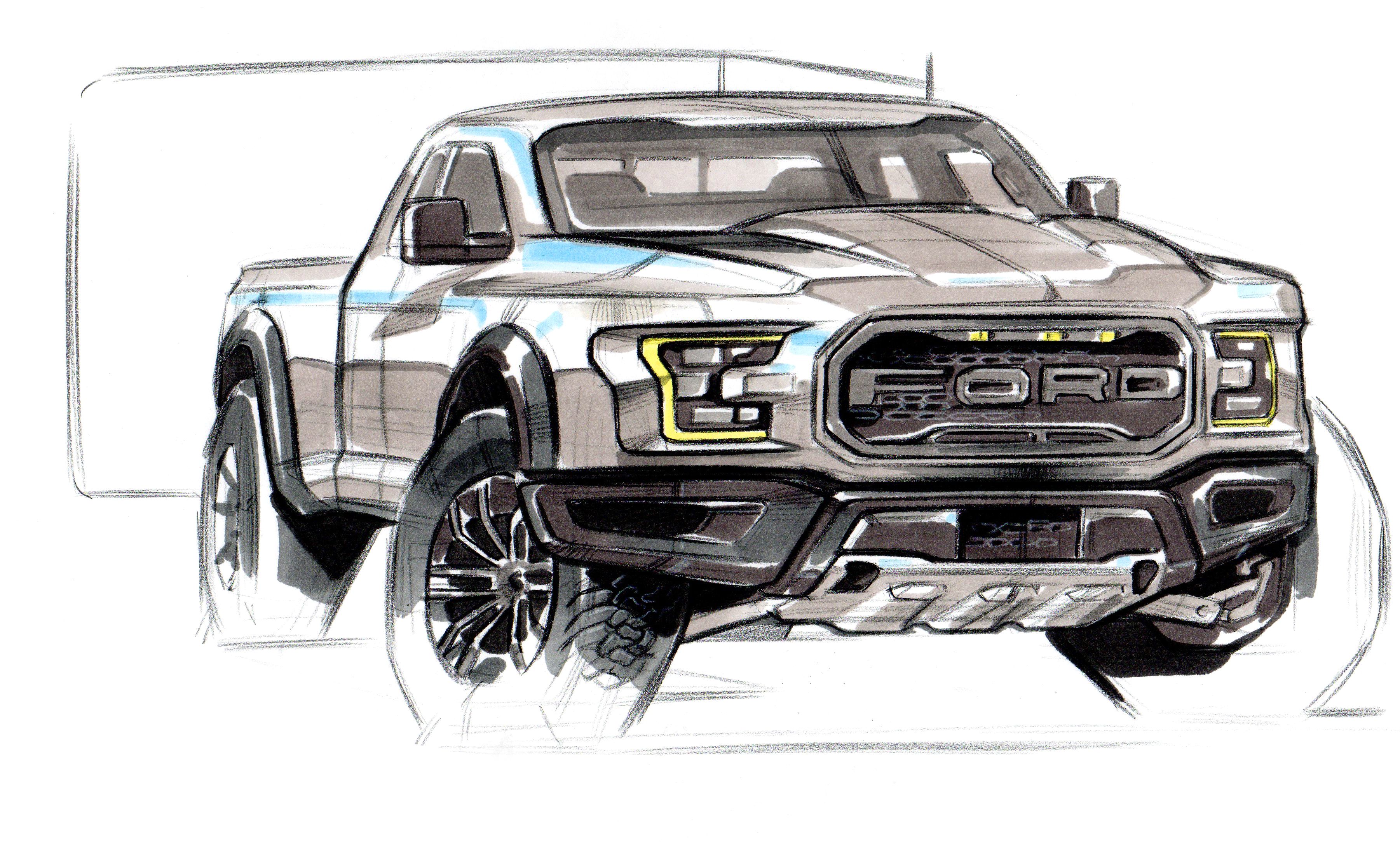 3603x2175 Pin By A K On Carsketches Ford, Cars And Sketches - Pick Up Sketch