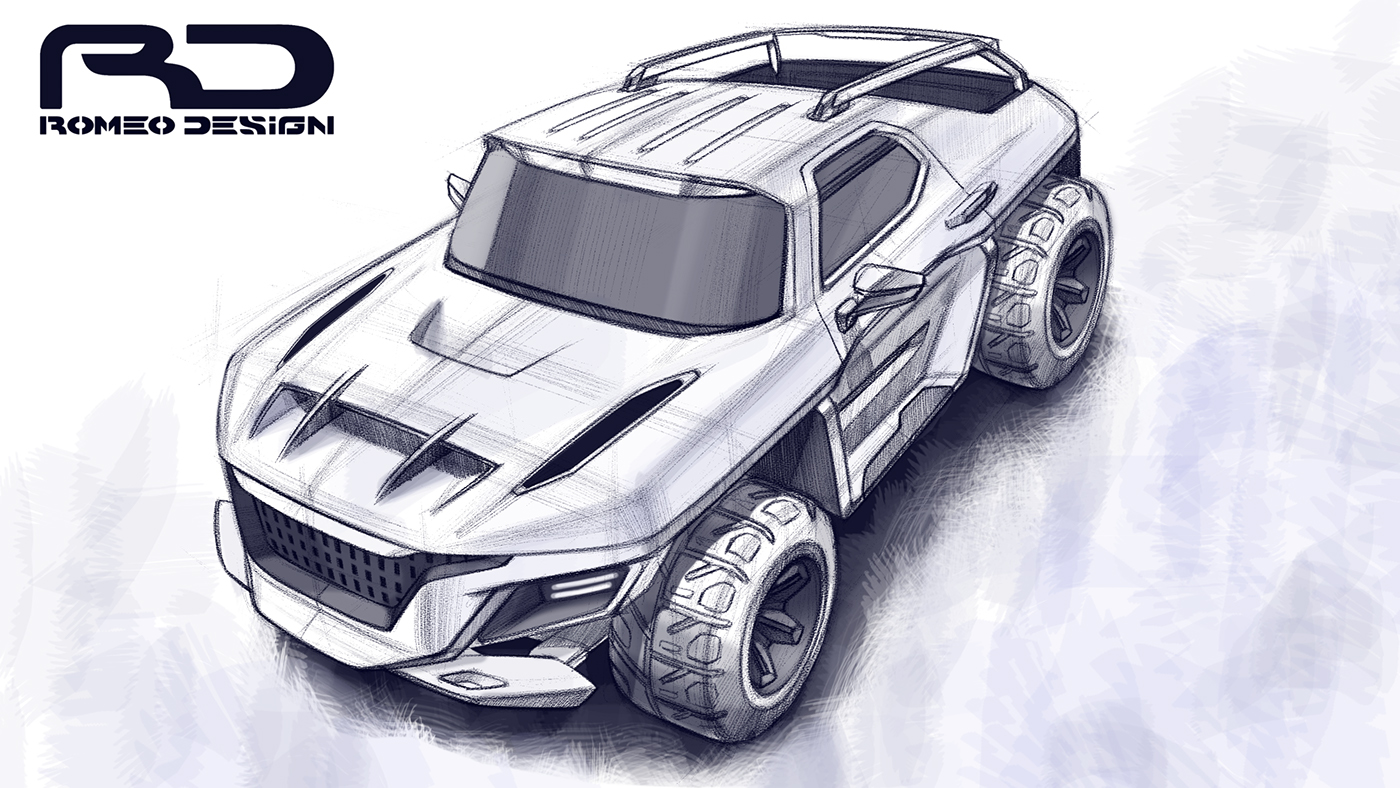 1400x788 Pickup Sketch On Behance - Pick Up Sketch