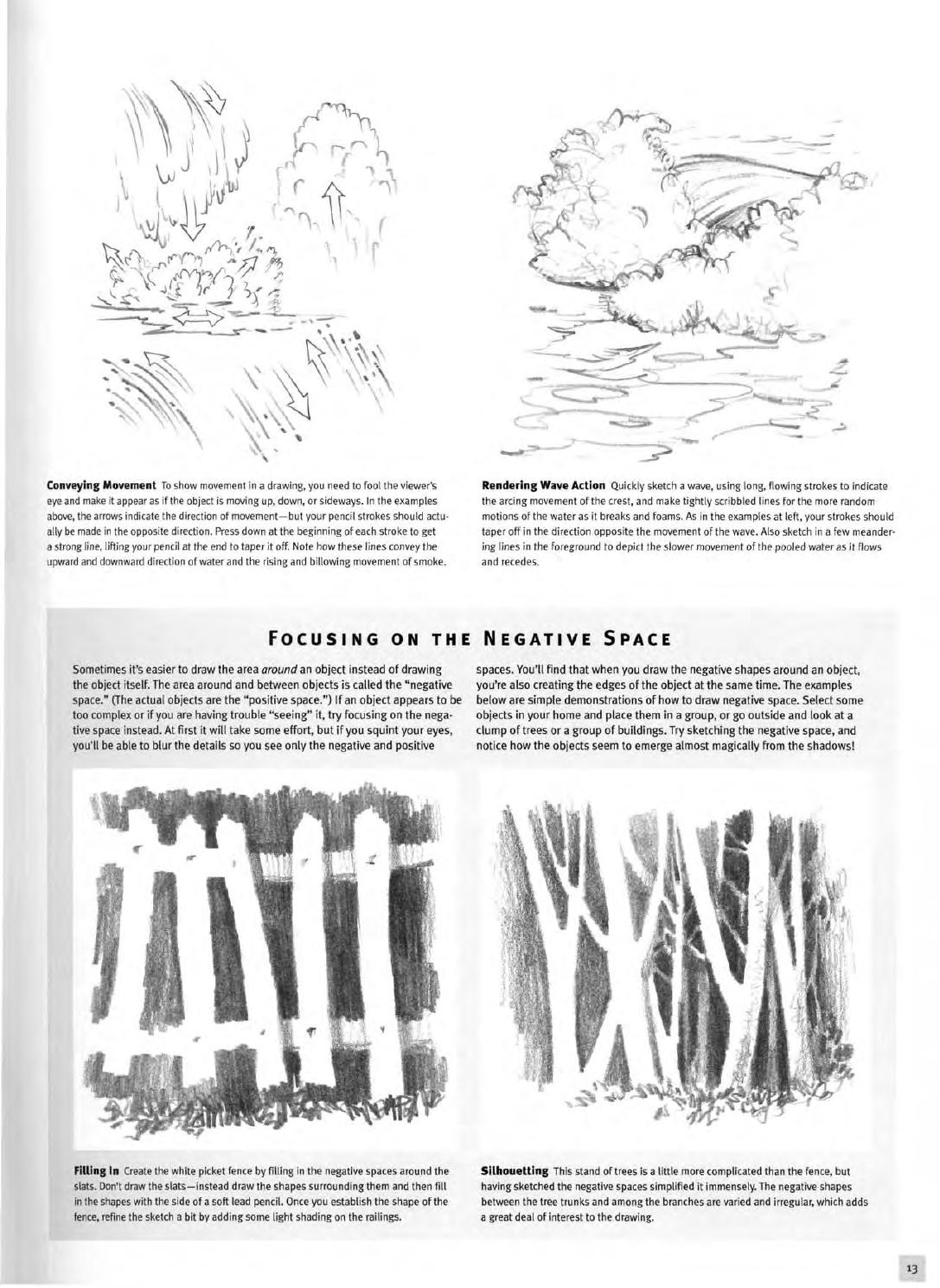 1087x1490 The Art Of Basic Drawing By Sumaira Ambreen - Picket Fence Sketch