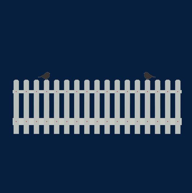 650x651 Wooden Fence, Chinese Baluster, Design Sketch Png Image And - Picket Fence Sketch