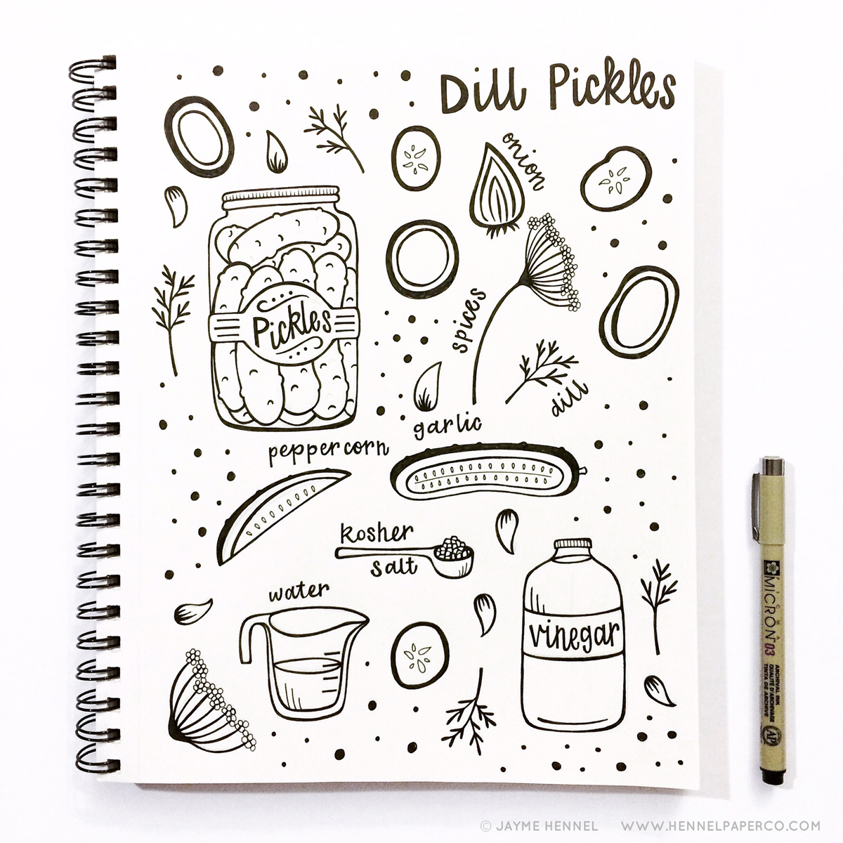 1200x1200 Pickles! Jayme Sloan Hennel - Pickle Sketch
