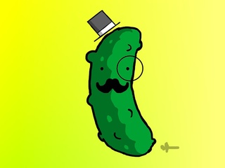 320x240 Sir Pickle - Pickle Sketch