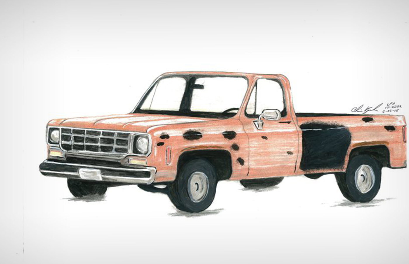 1400x906 Colorado Police Hunting For Highway Shooter Release Pickup Truck - Pickup Truck Sketch