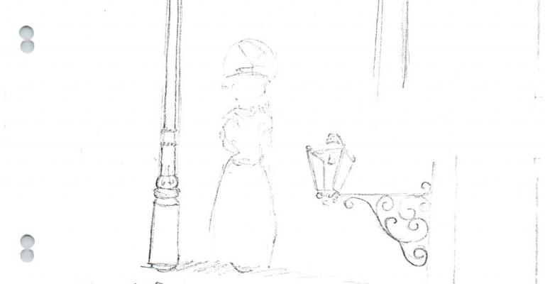 768x400 Picnic - Picnic Scene Sketch