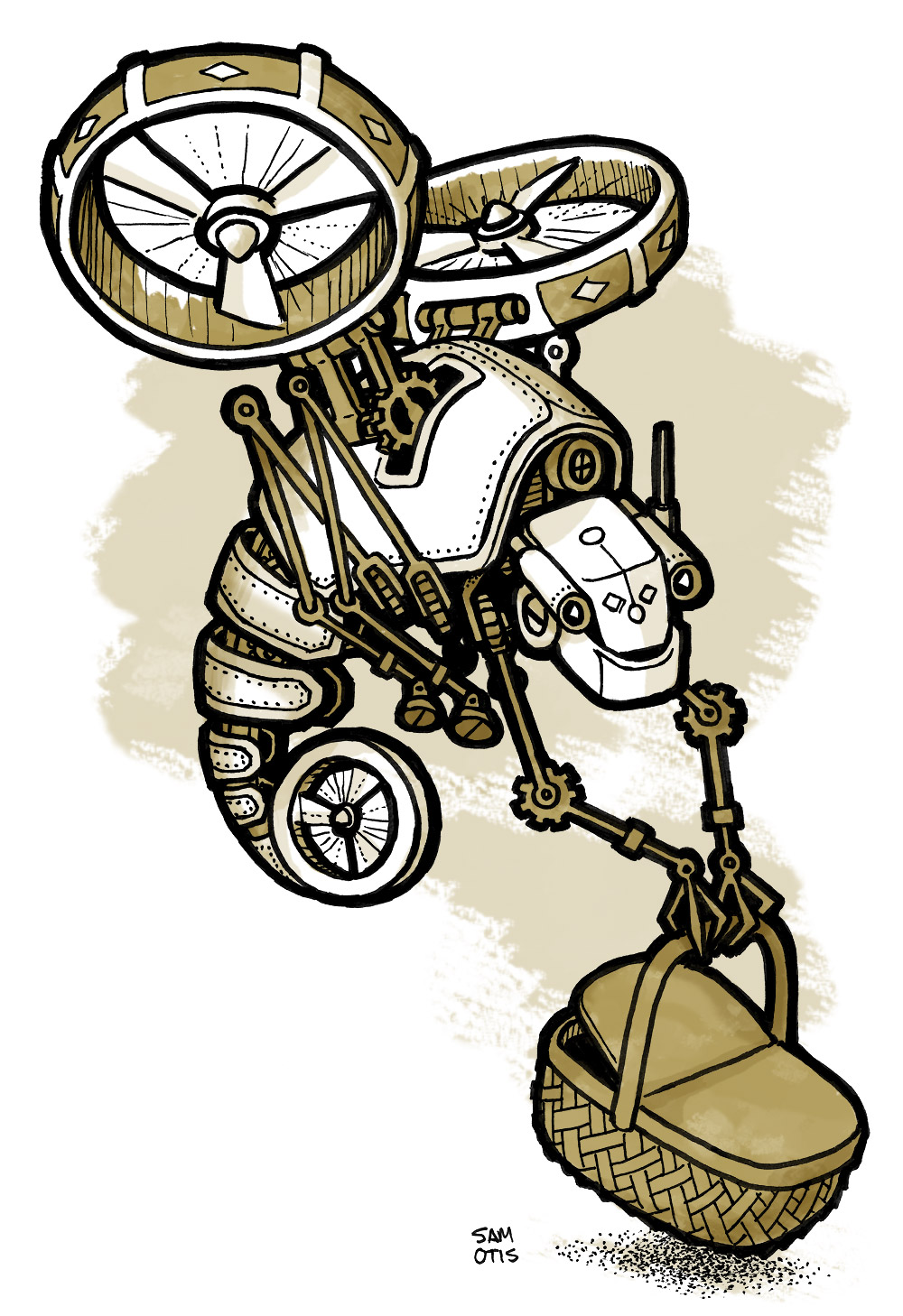 1000x1458 Picnic Bug Sketch Just Sketches - Picnic Sketch