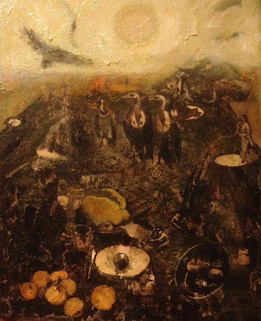 832x1024 Sketch For Picnic With Vultures Sarah Zar - Picnic Sketch