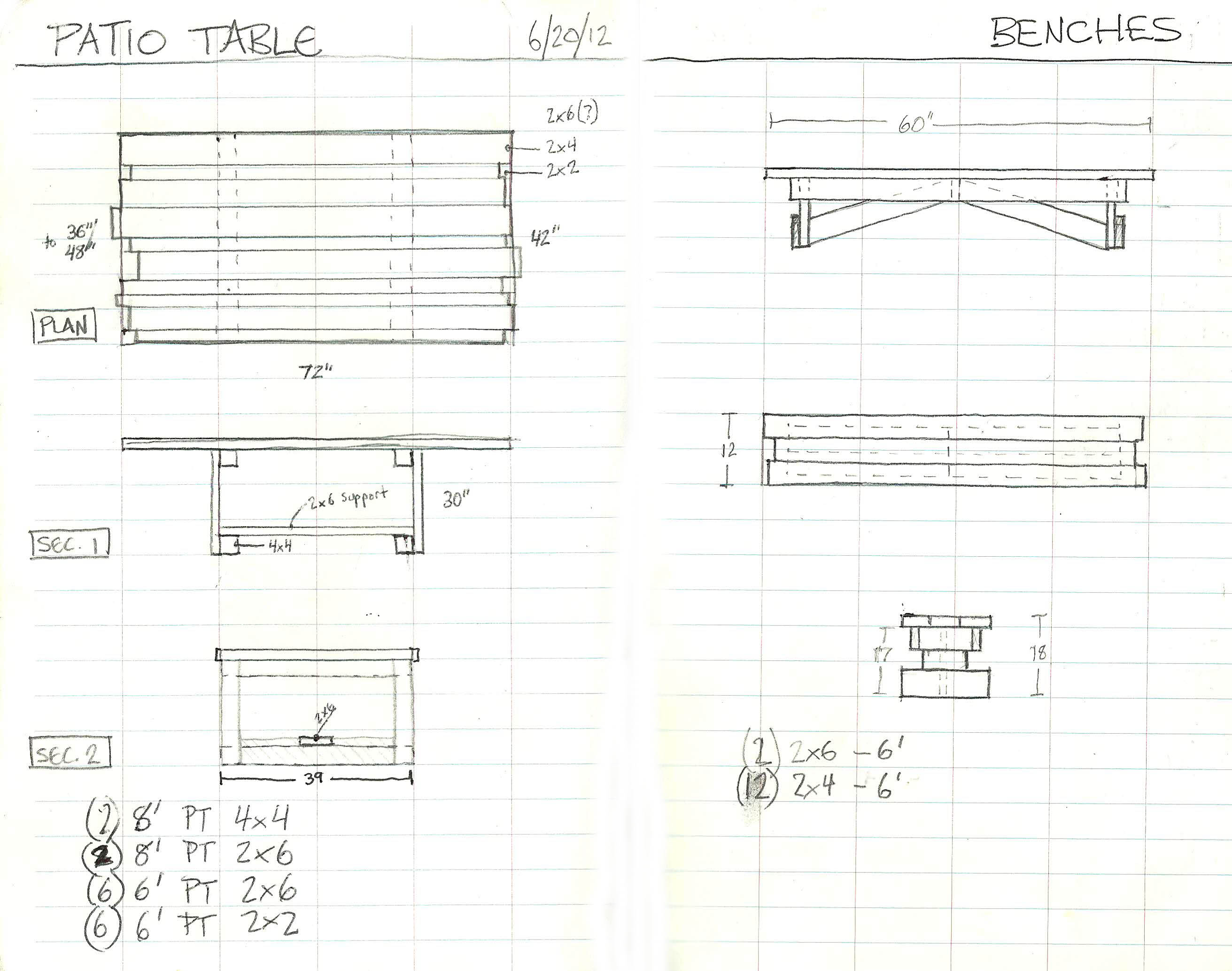 2623x2067 Furniture Design Build Nick Freeman Archinect - Picnic Table Sketch