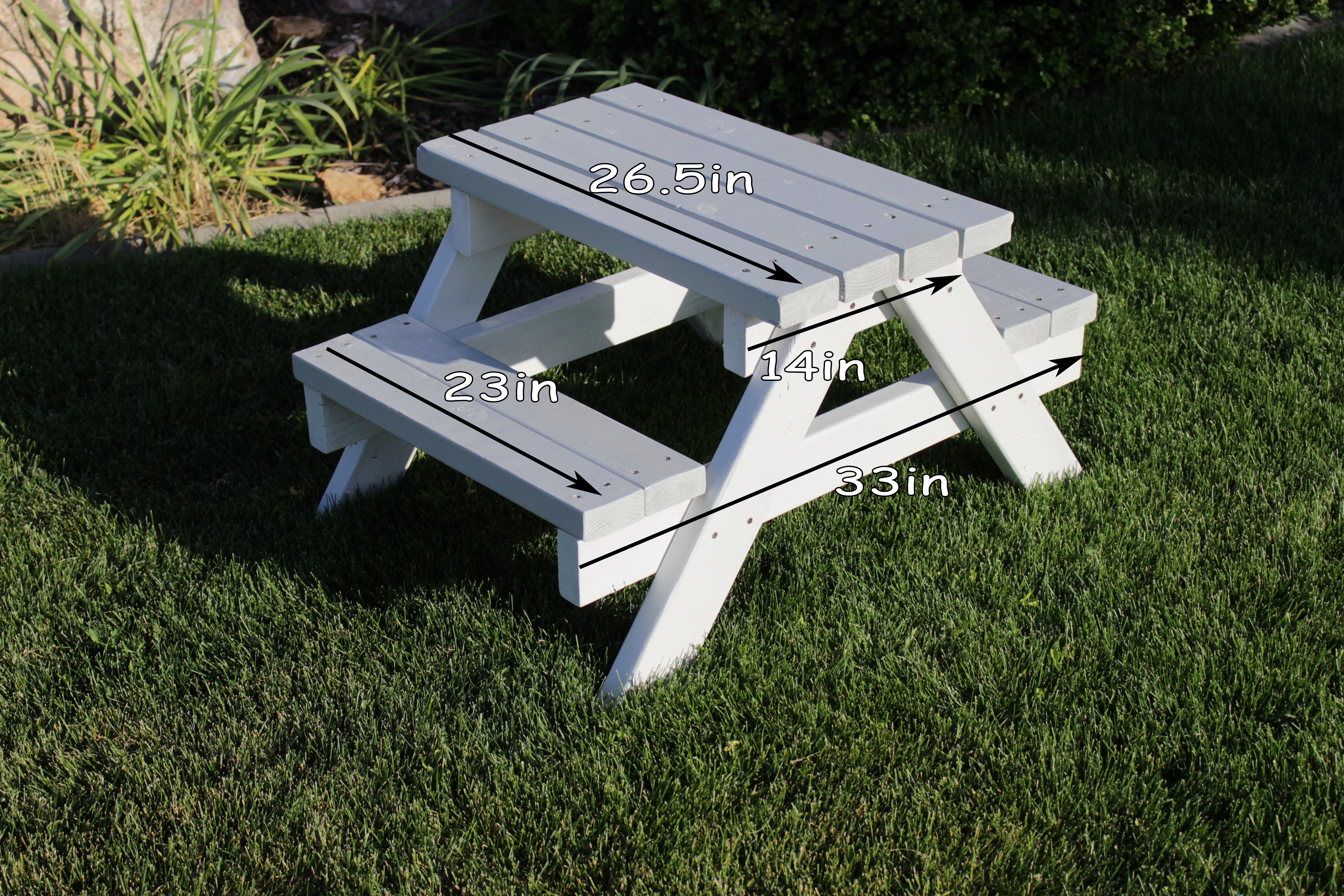 5184x3456 Kids Picnic Table Using Only Simply House To Home - Picnic Table Sketch
