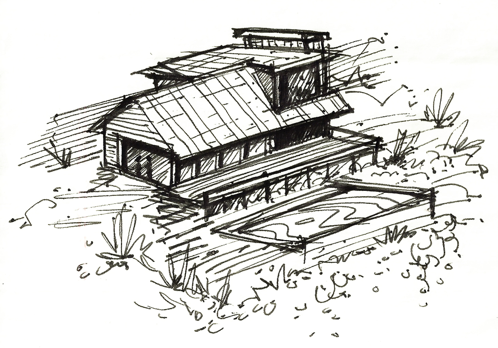 1000x700 Sketch The Work - Picnic Table Sketch