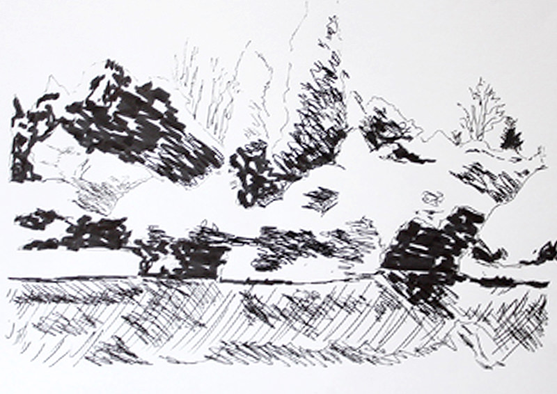 800x566 Landscape Sketching Course Will Kemp Art School - Picture For Sketching