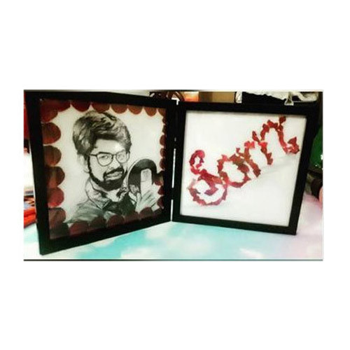 500x500 Pencil Sketch Photo Frame - Picture Frame Sketch