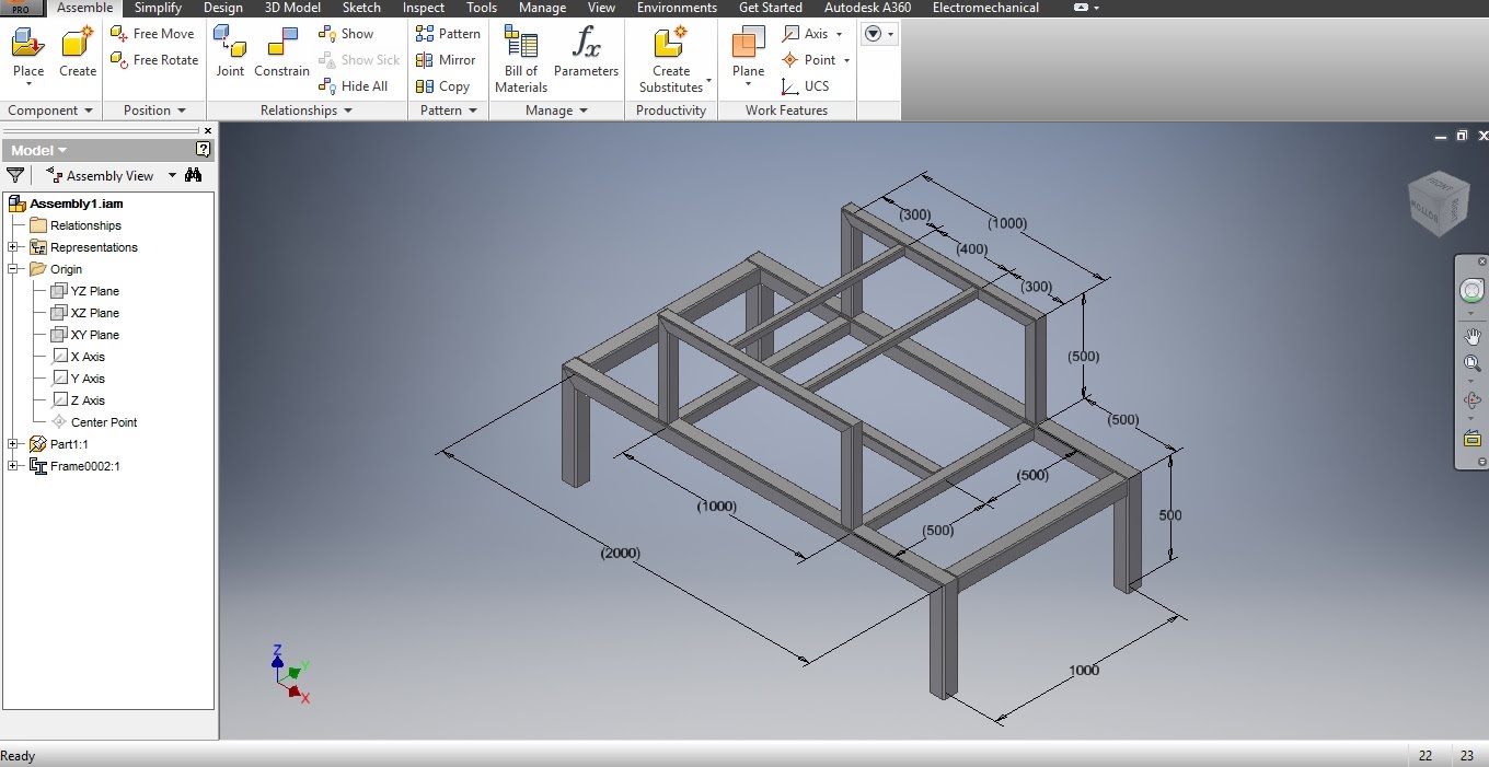 1360x701 Autodesk Inventor 2016 3d Sketch Frame Generator - Picture Frame Sketch