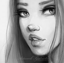 225x224 Pencil Drawings Of Girls Faces - Pictures Of Sketch Of Faces