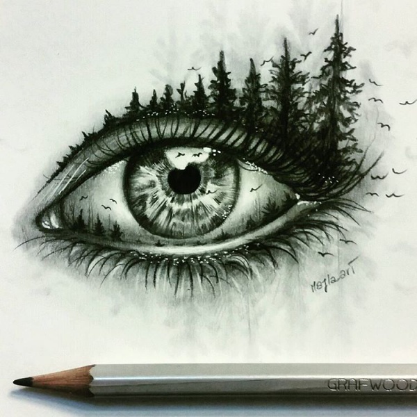 Pictures Of Sketched Eyes