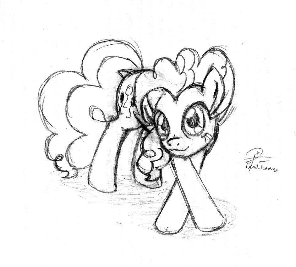 942x849 Pinkie Pie Sketch By Leadhooves - Pie Sketch