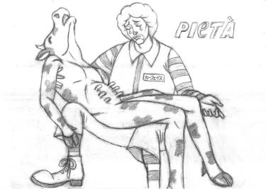 375x267 (Sketch) Drawing By Carface Saatchi Art - Pieta Sketch