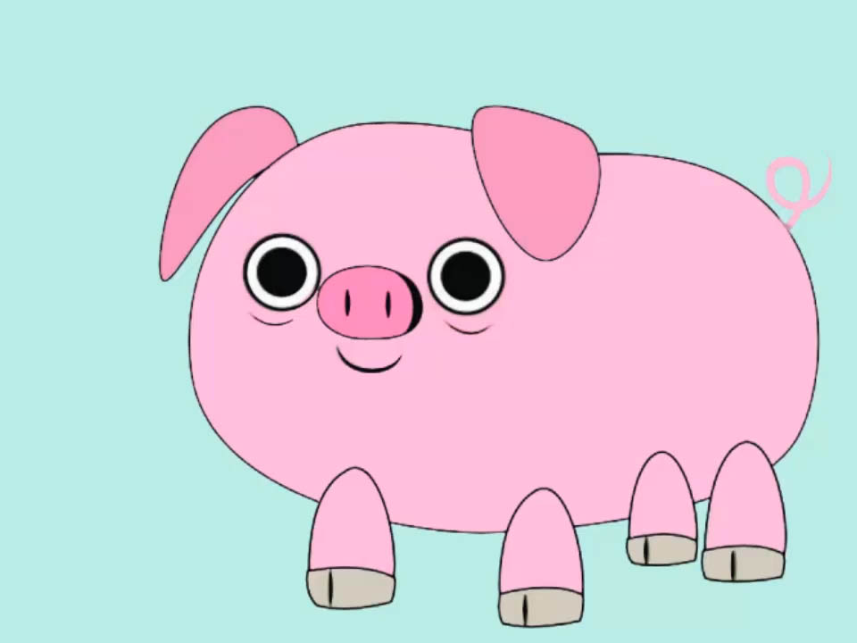 960x720 How To Draw A Pig 14 Steps (With Pictures) - Pig Cartoon Sketch