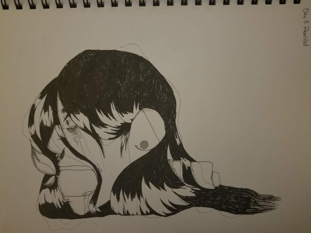 1024x768 Day 3 Roasted Pig Head Changed To Girl Head Art Amino - Pig Head Sketch